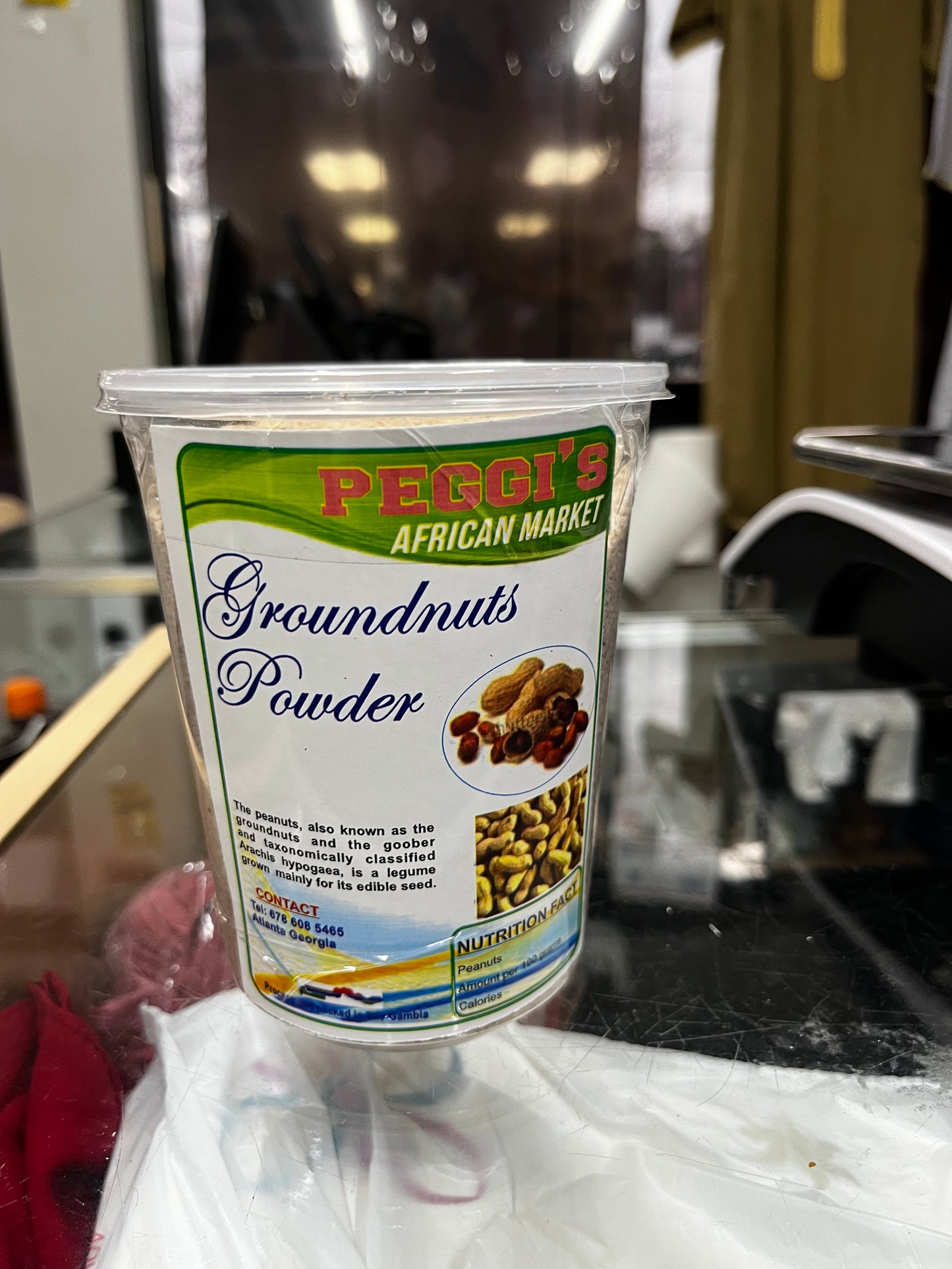 Raw groundnut powder 1lb